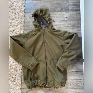 Salomon Olive Green Hooded Jacket